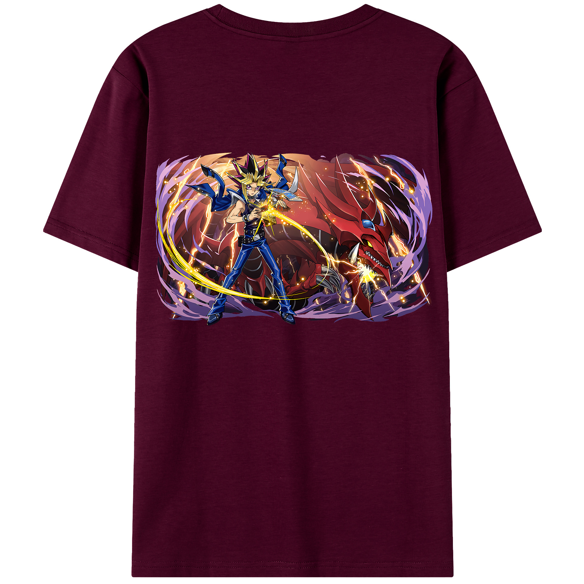 （画像用） 遊☆戯☆王 Yu-Gi-Oh! レディース半袖Tシャツ(バックプリント)
